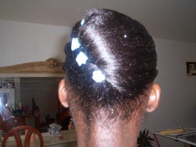 ma tête avant le mariage de ma grand-tatie.